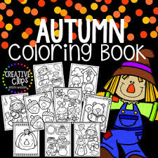 All you need is photoshop (or similar), a good photo, and a couple of minutes. Fall Coloring Pages Made By Creative Clips Clipart Tpt