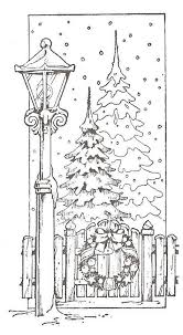 Get your child in the spirit of the season and have him add a some color to these heartwarming holiday scenes. Christmas Scenes Free Coloring Pages Christmas Coloring Pages Coloring Books Coloring Pages
