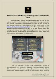 Mobile application development providers in pune, मोबाइल एप्लीकेशन डेवलपमेंट सर्विस प्रोवाइडर, पुणे, maharashtra. Top Rated Website And Mobile App Development Company In Pune By Niostars Technologies Issuu