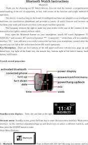 Download btnotification 4.1.8 and all version history for android. 2s Bt Watch User Manual Shenzhen Coheretech