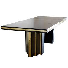 5% coupon applied at checkout. Brass And Black Lacquer Dining Table By Roger Rougier Lacquer Dining Table Dining Table Dining Table Decor