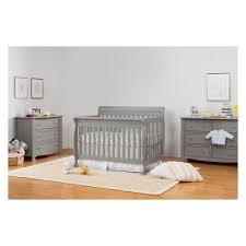 Davinci Kalani 4 In 1 Convertible Crib Gray In 2020 Convertible Crib Grey Convertible Crib Cribs