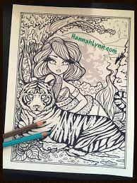 This victorian themed book contains two copies of 25 different images so you can experiment with different colors and techniques. Hannah Lynn Hannahlynnart Twitter