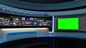 Elegant and luxury dynamic style for news and business template. Tv Studio Blue Studio News Studio Control Room 3d Rendering Stock Footage Video Of Broadcast Newsroom 178958212