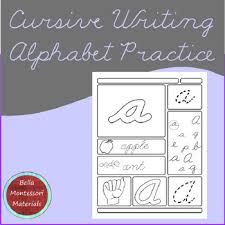Cursive Writing Alphabet Worksheets Teaching Resources Tpt