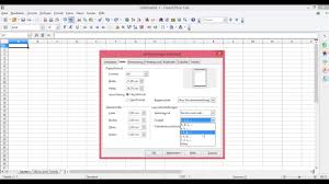 Klicken sie mit der linken maustaste an eine beliebige stelle in der tabelle. Openoffice Calc Seitenvorlage Festlegen Und Andern Querformat Umrandung Kopfzeile Hintergrund Andern Youtube