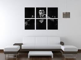 Al Pacino Scarface Montana Hand Painted Canvas By Frnky4fngrs Hand Painted Wall Art Hand Painted Walls Wall Art Painting