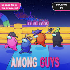 Fall Guys Among Us Crossover Fallguysgame