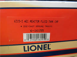 Sold Price: Lionel 6-16155 AEC Reactor Fluid Tank Car MIB - May 6, 0120  1:00 PM EDT