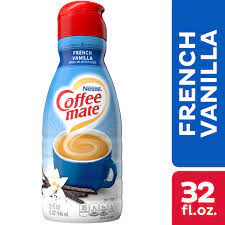 Mindful caffeine intake for healthy adults the fda has cited 400 milligrams a day as a good rule of thumb, which is about four or five cups of coffee. Nestle Coffee Mate French Vanilla Liquid Coffee Creamer 32 Fl Oz Walmart Com Walmart Com