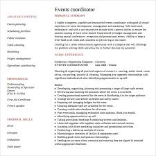 Think of a template as the foundation on which you can build your resume. Free 7 Sample Event Planner Resume Templates In Pdf Ms Word