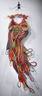 Peggy Wiedemann Fiber Artist Crochet Art Textile Fiber Art Textile Art