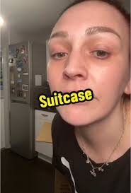 It Luggage Smiley Face