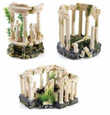 Greek Roman Themed Ancient Ruins Aquarium Ornament Fish Tank Biorb Decoration Adornos Para Acuarios Acuario Pecera
