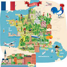 Road map of nice road karta över nice frankrike (provence alpes. Karta Frankrike Europaweekend Europaweekend