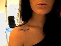 Numeros romanos diseños de tatuajes de fechas. Plantillas Numeros Romanos Para Tatuajes