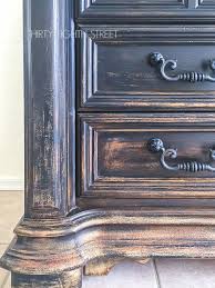Distressing Furniture Blending Paint On Furniture How To Get Balayage Looking Furni Painting Furniture Diy Furniture Painting Techniques Distressed Furniture