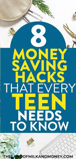 That way you have a record of your spending so you know whether you've been spending more than you should be. How To Save Money As A Teenager 8 Simple Ideas For Your First 1 000