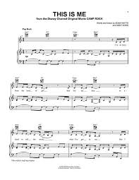 August 20, 1992 in albuquerque, new mexico, united states) is an american singer, songwriter, philanthropist, and actress. Jonas Brothers Demi Lovato And Camp Rock Movie Sheet Music To Download And Print