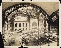 The Original Madison Square Garden Under Construction New York Landmarks Penn Station Nyc Nyc Landmarks