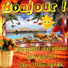 Bonjour Le Petit Dejeuner Est Servi Strong Bon Dimanche Strong Bondimanche Petit Dejeuner Mer Exotique Bon Dimanc Bon Dimanche Bonjour Bonjour Dimanche