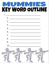 Word chapter 1 outline page 1. Iew Mummies Key Word Outline Outline Writing Lessons Keywords