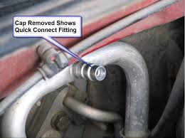 Low pressure service port located between fire wall and alternator, at the 18 below. How To Add Freon To A 1999 Pontiac Grand Prix 3800 Axleaddict A Community Of Car Lovers Enthusiasts And Mechanics Sharing Our Auto Advice