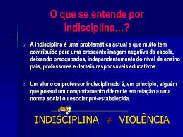 Era el más indisciplinado, el más irritante. A Indisciplina E Os Problemas Exogenos A Escola Ppt Carregar