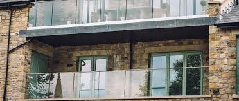 Clearview glass railings 18 in. Ultra Safe High Transparency Frameless Glass Balustrades