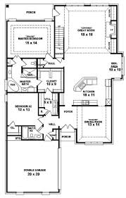 21 Fabulous Floor Plan 4 Bedroom Single For Your Elegant Design One Level House Plans Garage House Plans Bedroom Floor Plans