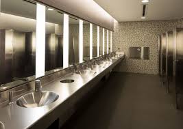 Choose a specialized designer wisely. Impress Your Guests With Clean Hygienic Commercial Restroom Design Neo Metro