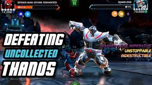 Maybe you would like to learn more about one of these? Defeating Uncollected Nameless Thanos Boss Guide Marvel Contest Of Champions Youtube