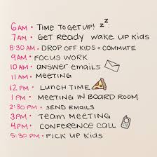 How To Get Your Family Organized And On A Schedule In Three