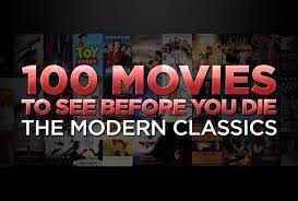 We've put together a list of imdb's top 100 rated films. 100 Movies To See Before You Die The Modern Classics Classic Movies List Best Classic Movies Must Watch Movies List
