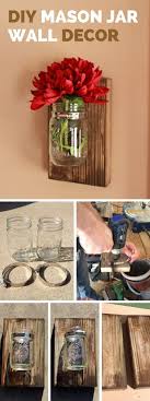 24 Enchanting Mason Jar Wall Decor Ideas To Brighten Your Walls Decorare Barattoli Di Vetro Barattoli Decorati Decorazioni Fai Da Te