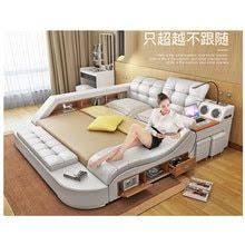 Online Shop Bedroom Furniture Sets Modern Leather Queen Size Storage Bed Frame With In 2020 Bedroom Sets Furniture Queen Bed Frame With Storage Queen Size Storage Bed