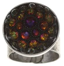 Konplott Ring Orchid Hybrid Braun Orange Kristall Vulkan Klein Konplott Miranda Konstantinidou Kristalle