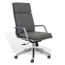 Greta High Back Executive Chair In Leatherette Jes 10557 Adjustable Durable Comfortable Home Office High Back Office Chair Chair Conference Chairs