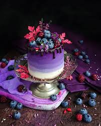 Paulina Nienartowicz Art Raw On Instagram Another Purple Food Photo Taken For Sonyxperiagb With New Xperia Xz3 Phone In 2020 Purple Food Food Raw Cheesecake