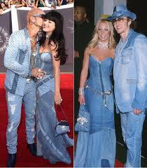 The girl's eyes were wide jeans justin timberlake britney spears. Britney Spears Responds To Katy Perry S 2014 Mtv Vmas Denim Dress