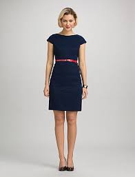 Belted Navy Dress Dressbarn Dresses Casual Dresses Wonderful Clothes