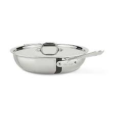 All Clad D3 Stainless Steel 4 Qt Covered Weeknight Pan Bed Bath Beyond In 2020 All Clad Stainless Steel Stainless
