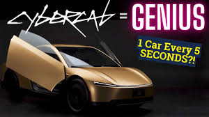 Tesla Cybercab: No Wheel, No Limits! – 5-Second Factory UNLOCKED