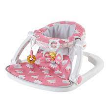 fisher price sit me up floor seat with 2 linkable toys pink walmart com floor seating baby booster seat fisher price