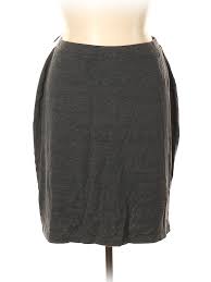 Details About Ulla Popken Women Gray Casual Skirt 16