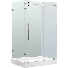 42 X 48 Frameless Glass Shower Enclosure Google Search Shower Enclosure Corner Shower Kits Frameless Shower Enclosures