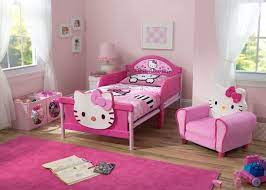 Hello Kitty Plastic 3d Toddler Bed Hello Kitty Bed Pink Bedding Hello Kitty Bedroom
