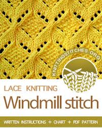 Windmill Knitting Stitches
