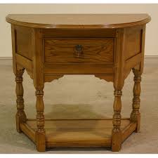 Half Round Lamp Table Reeve Co Beautiful Tables Bespoke To You