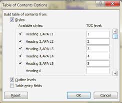 Using microsoft word, you can automatically set up an apa table of contents that automatically updates the page numbers for each heading and. 2
